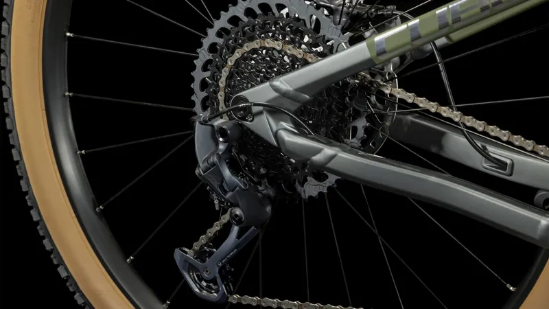 Cube Stereo ONE22 HPC TM Mountain Bike in Grey/Olive-5